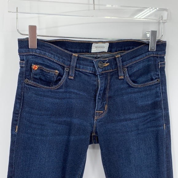 Hudson Krista super skinny low rise dark wash jeans denim ankle women 26 - Picture 2 of 7